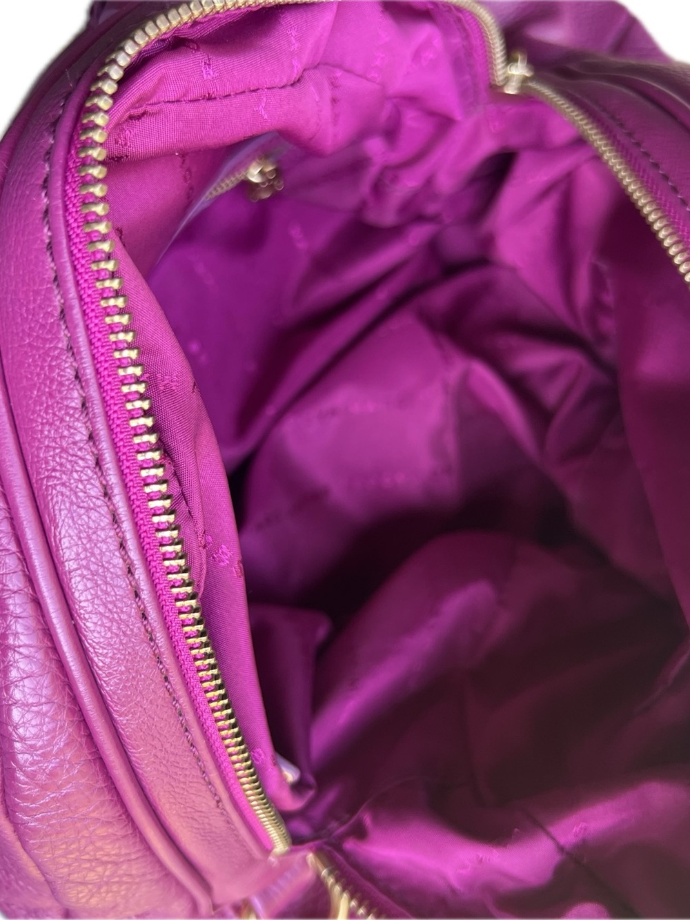 Marc by Marc Jacobs Plum Leather Dome Satchel with Gold Hardware - Picture 13 of 13